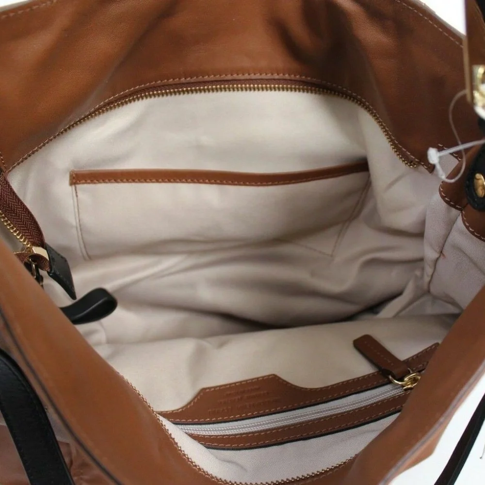 Maddalena Scanu Italy Leather Large Hobo Bag Purse